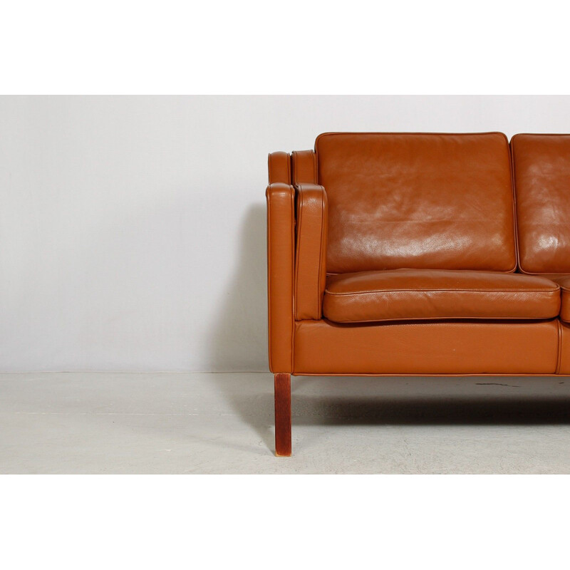 Vintage leather sofa Scandinavian