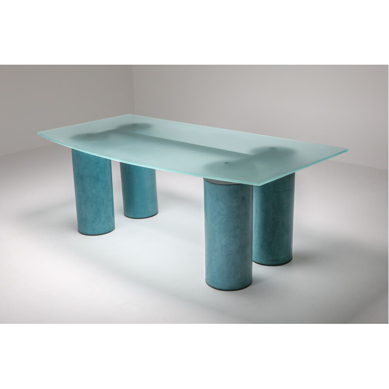 Vintage Massimo Vignelli "Serenissimo" Table Desk for Acerbis 1970s