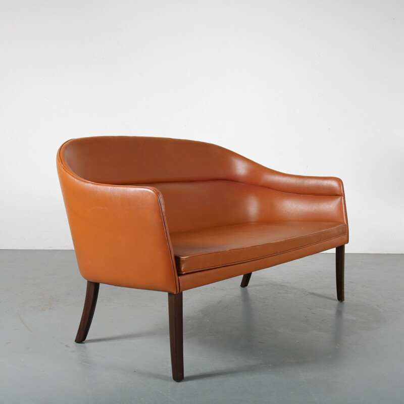 Vintage-Sofa für J. Jeppesen, Ole Wanscher Dänemark 1950