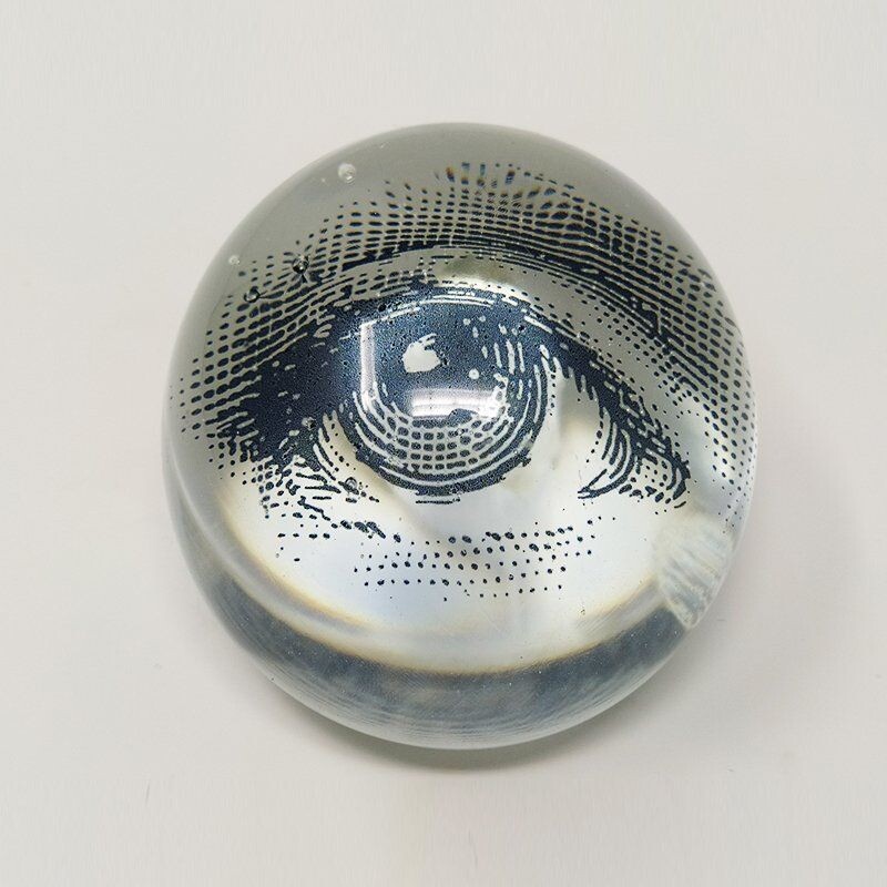 Vintage crystal sphere by Piero Fornasetti, 1968