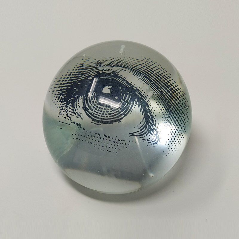 Vintage crystal sphere by Piero Fornasetti, 1968