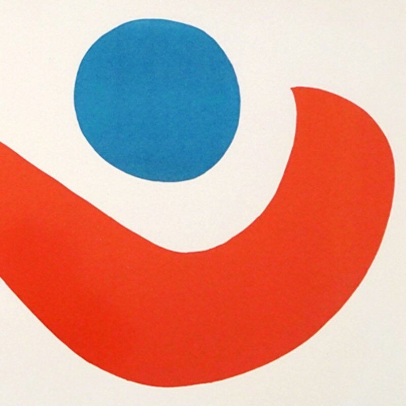 Vintage Skybird Lithograph by Alexander Calder, 1974