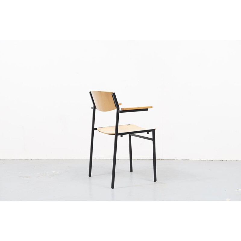 Vintage Chairs Gijs van der Sluis armrests 1950