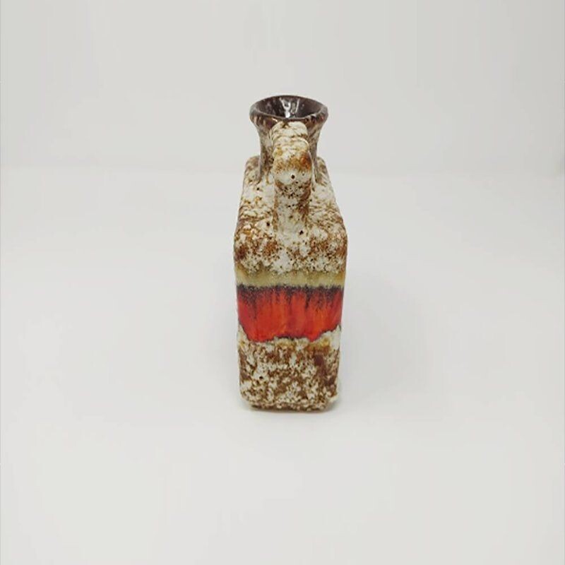 Vintage Ceramic Fat Lava Vase from Jopeko,German 1970s