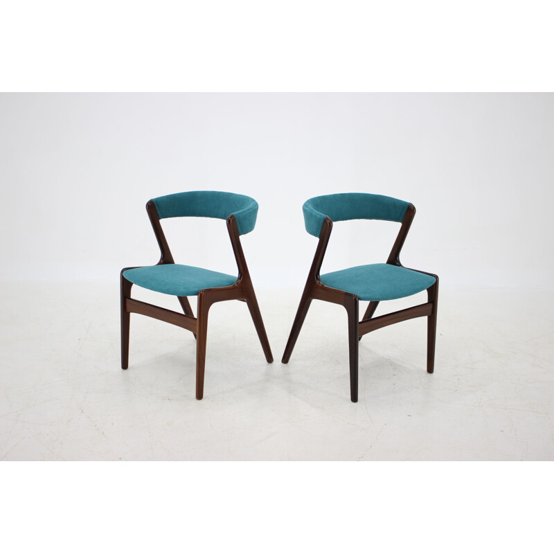 Set of 6 Vintage Kai Kristiansen Teak Dining Chairs, 1960s 