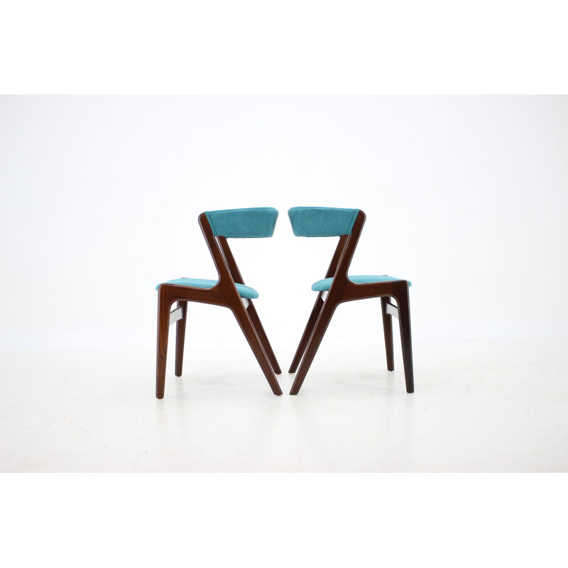 Set of 6 Vintage Kai Kristiansen Teak Dining Chairs, 1960s 