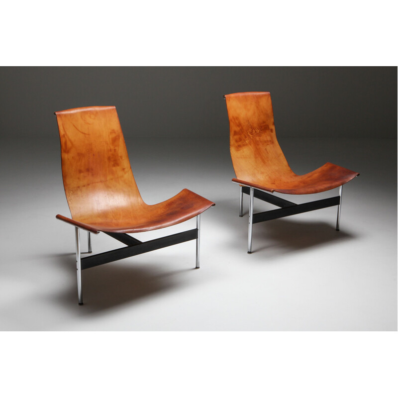 Vintage Lounge Chairs William Katavolos for Laverne International 'TH-15'  - 1960s