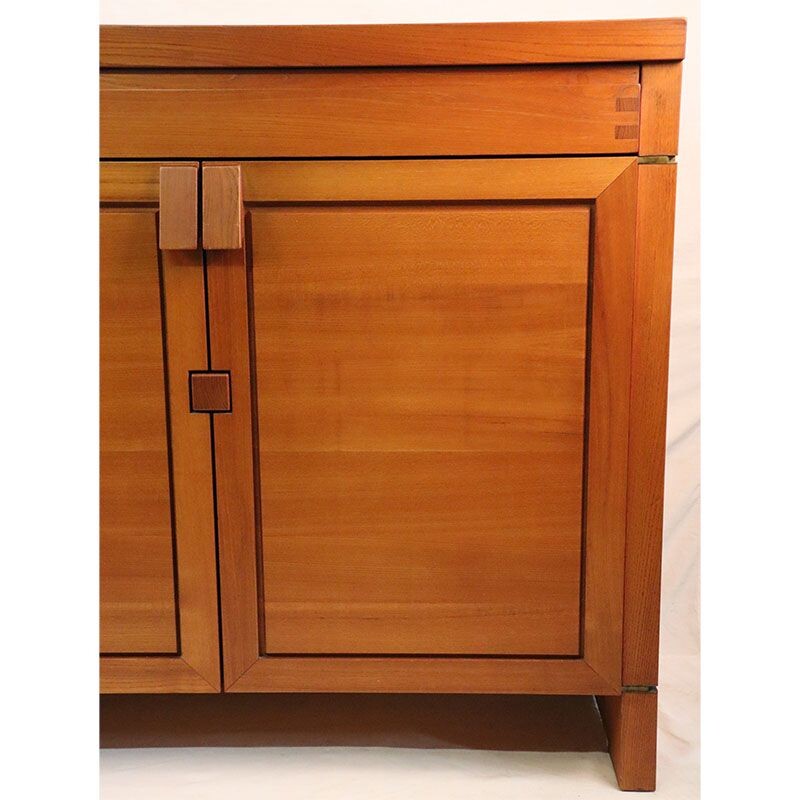 Vintage Buffet R13 in elm Pierre Chapo 1970