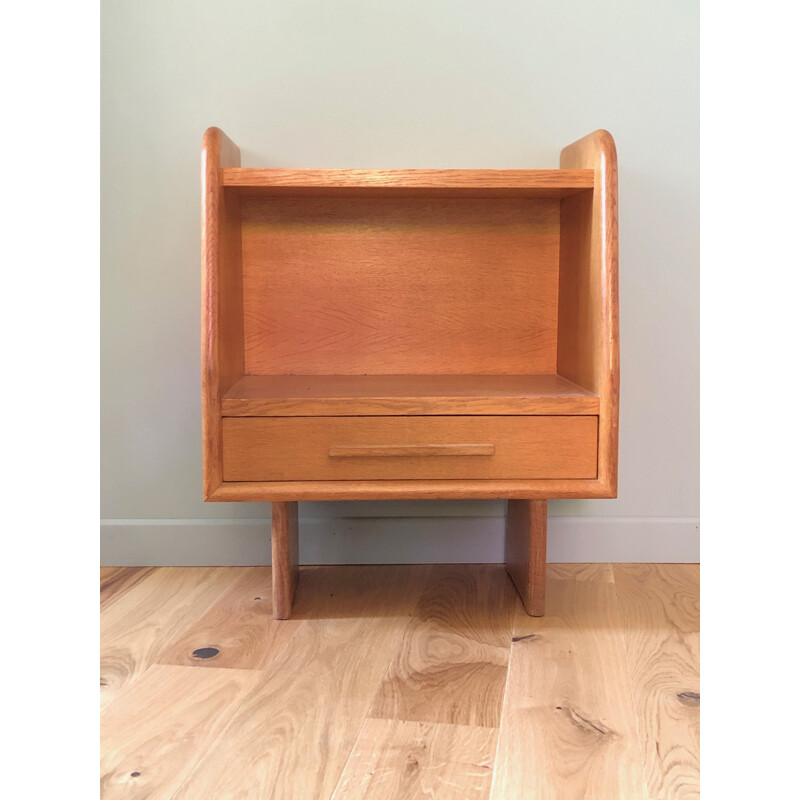 Vintage oak sideboard by Charles Dudouyt, 1940