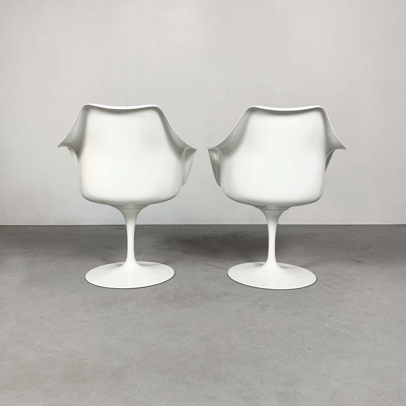 Pair of vintage Tulip Armchairs by Eero Saarinen for Knoll, 1970s