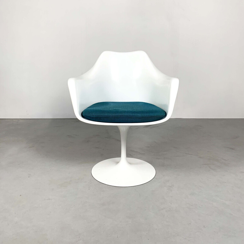 Vintage Swivel Tulip Armchair by Eero Saarinen for Knoll, 1970s