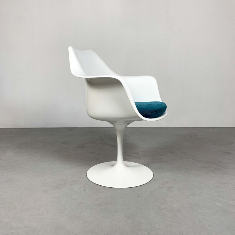 Vintage Swivel Tulip Armchair by Eero Saarinen for Knoll, 1970s