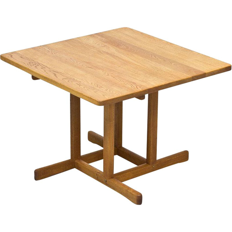 Table à repas vintage en chêne massif de Børge Mogensen pour Fredericia 1960