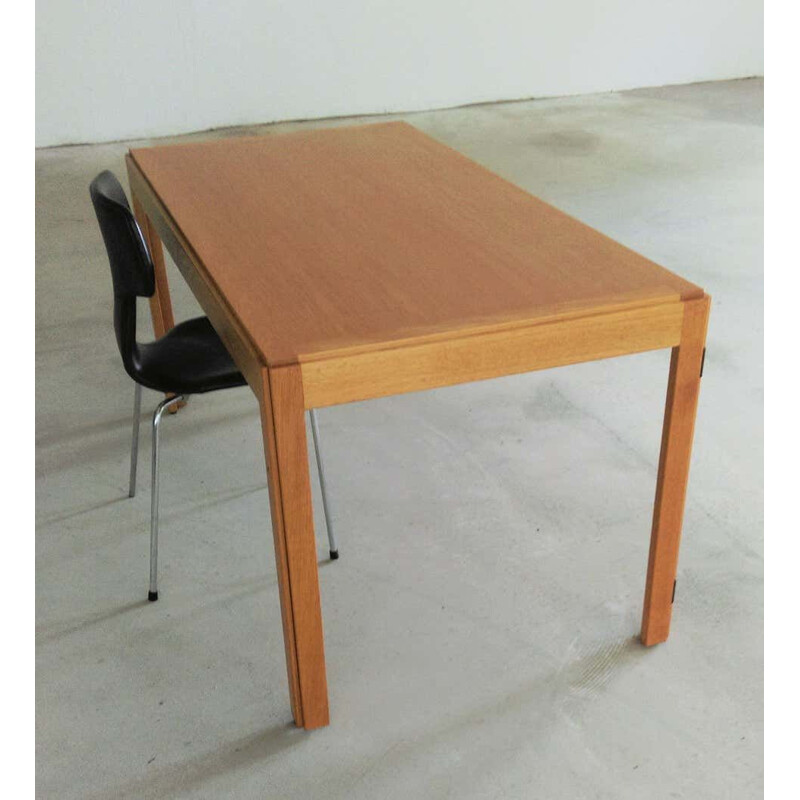 Vintage oak folding desk by Fredericia Stolefabrik Børge Mogensen, Denmark 1971