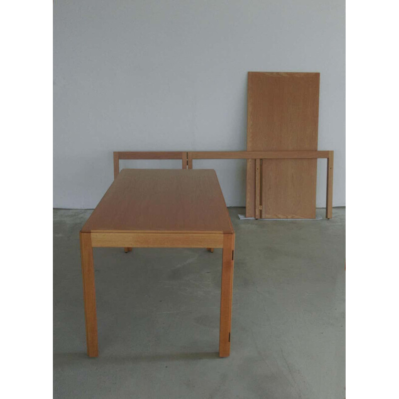 Vintage oak folding desk by Fredericia Stolefabrik Børge Mogensen, Denmark 1971