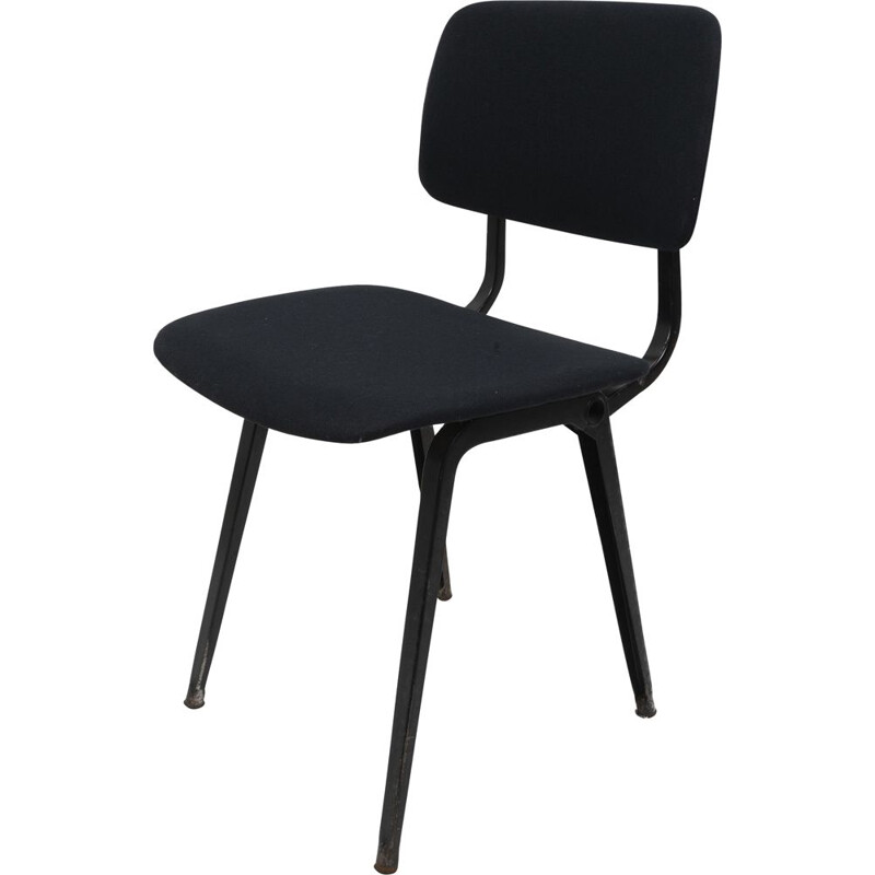 Vintage dining chair by Friso Kramer  black metal