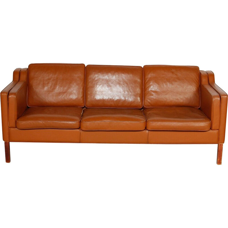 Vintage leather sofa Scandinavian