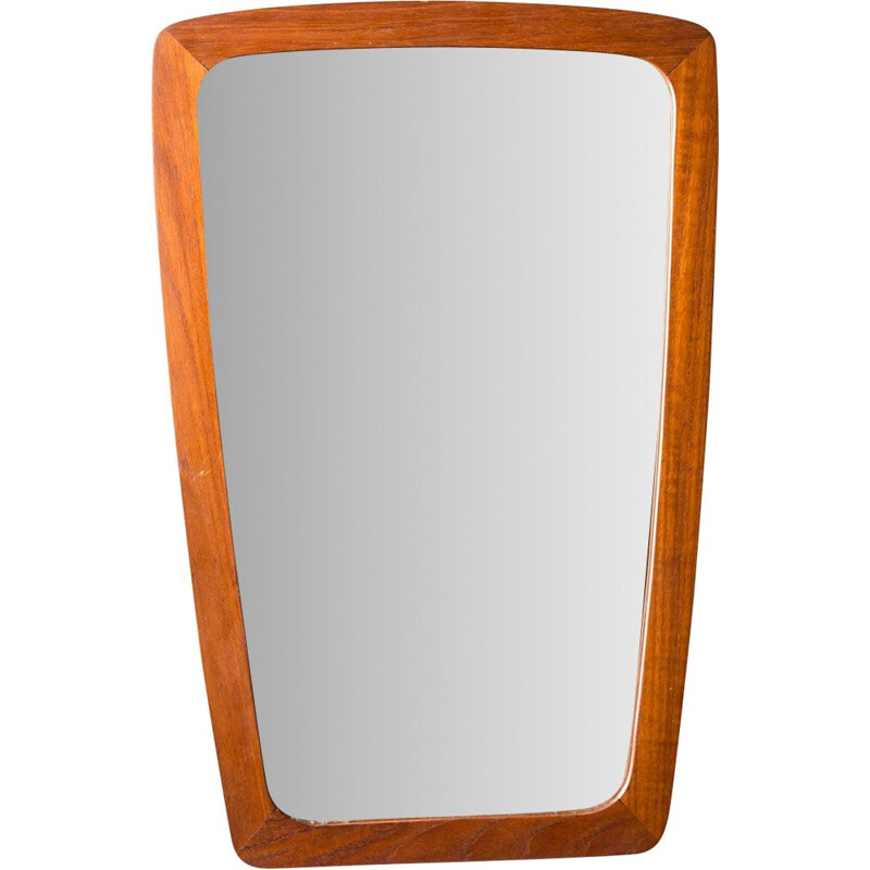 Vintage Danish Teak Mirror 1960