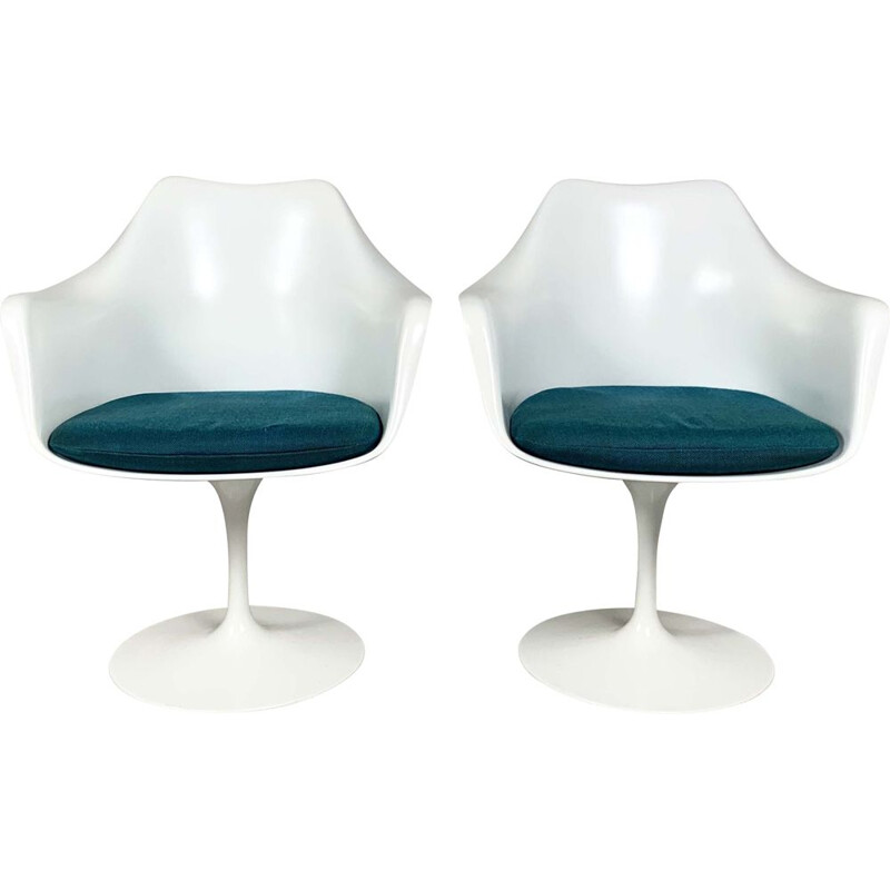 Paire de fauteuils Tulipe vintage par Eero Saarinen pour Knoll 1970