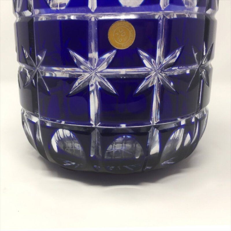 Vase bleu vintage de Creart, Italie, 1960