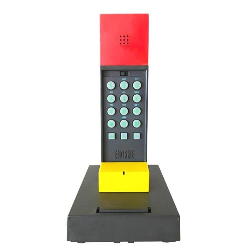 Vintage plastic Phone by Ettore Sottsass, 1986