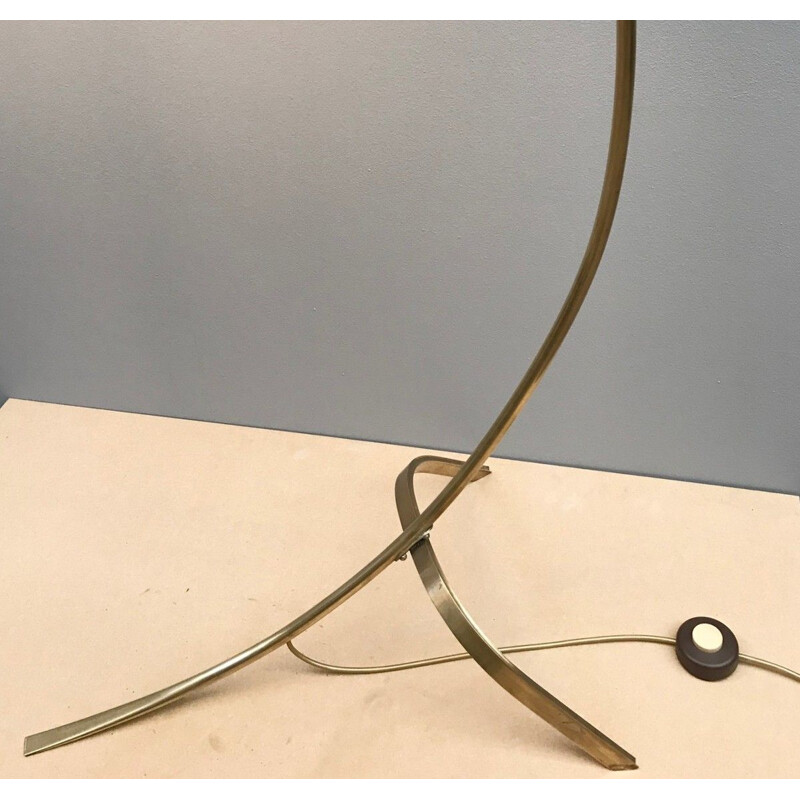 Vintage Arc en Laiton floor lamp by J. T. Kalmar for Kalmar, 1950