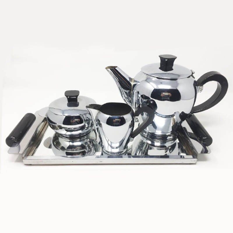 Vintage Tea Set Art Deco French , 1930s