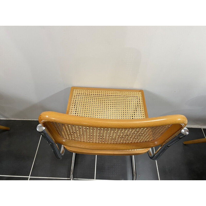 Chaise ou siège vintage sans accoudoirs Cesca B32 Marcel Breuer 1970