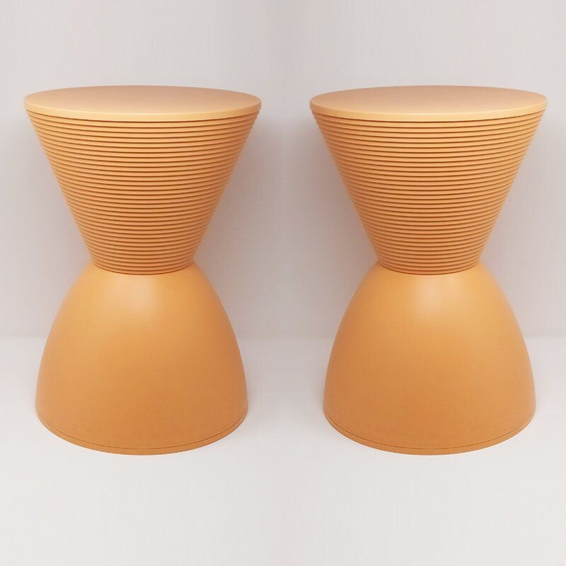 Pair of Prince Aha Stools by Philippe Starck for Kartell, 1996