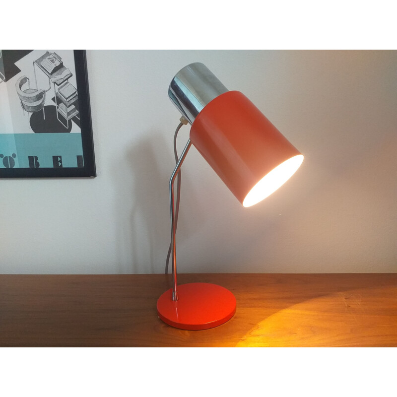 Mid Century Table Lamp Napako, by Josef Hurka, 1970s