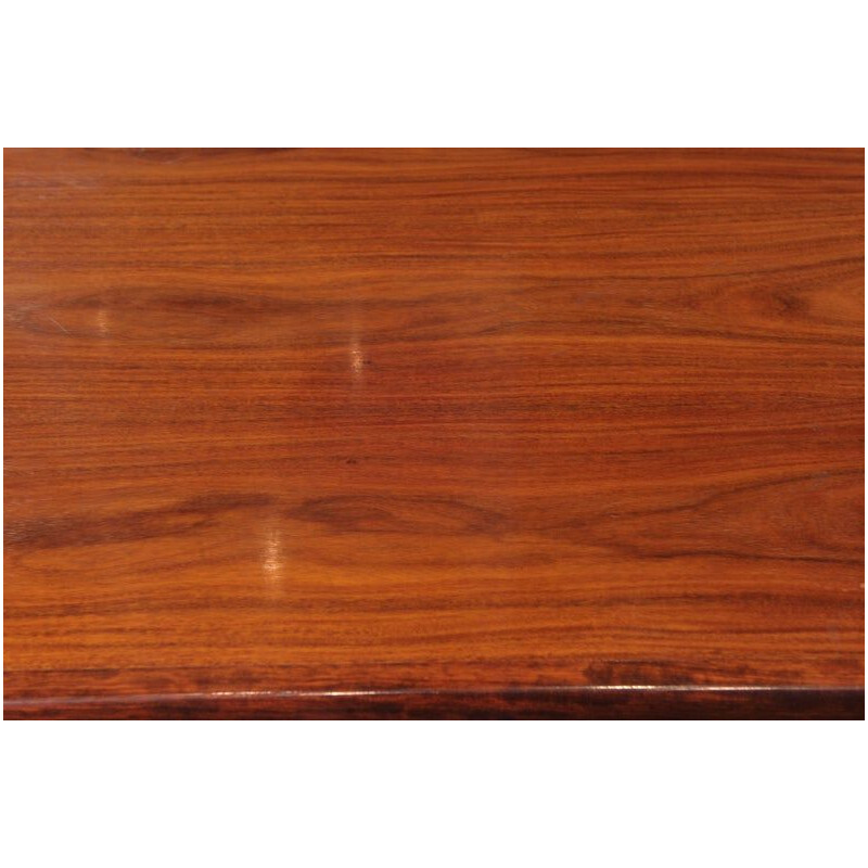 Square Mid-Century Rosewood & Teak Coffee Table from Dyrlund