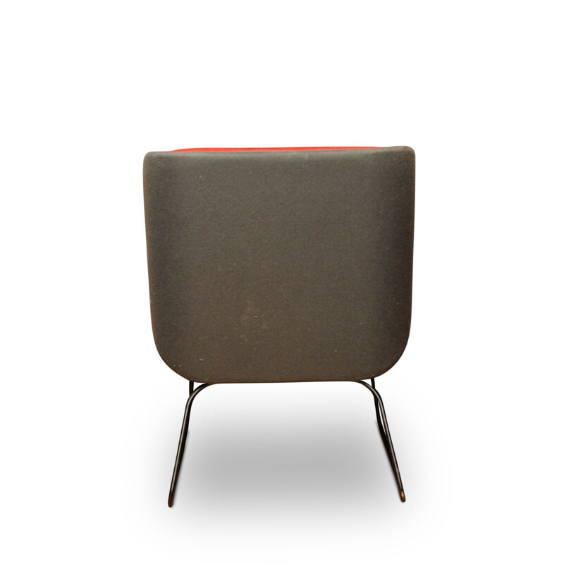 Red and Grey Hush Chair from Naughtone x Herman Miller, 2006