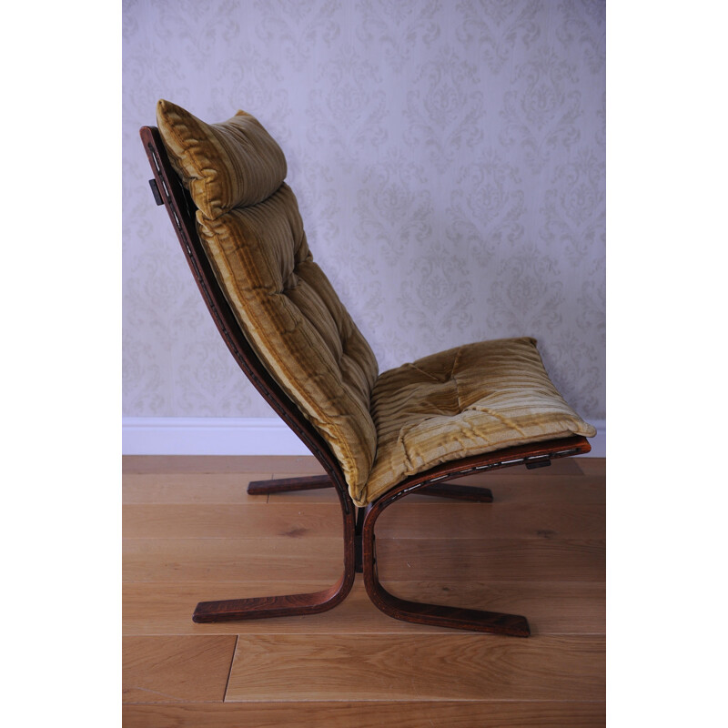 Vintage Siesta Lounge Chair Bentwood by Ingmar Relling for Westnofa, 1960s