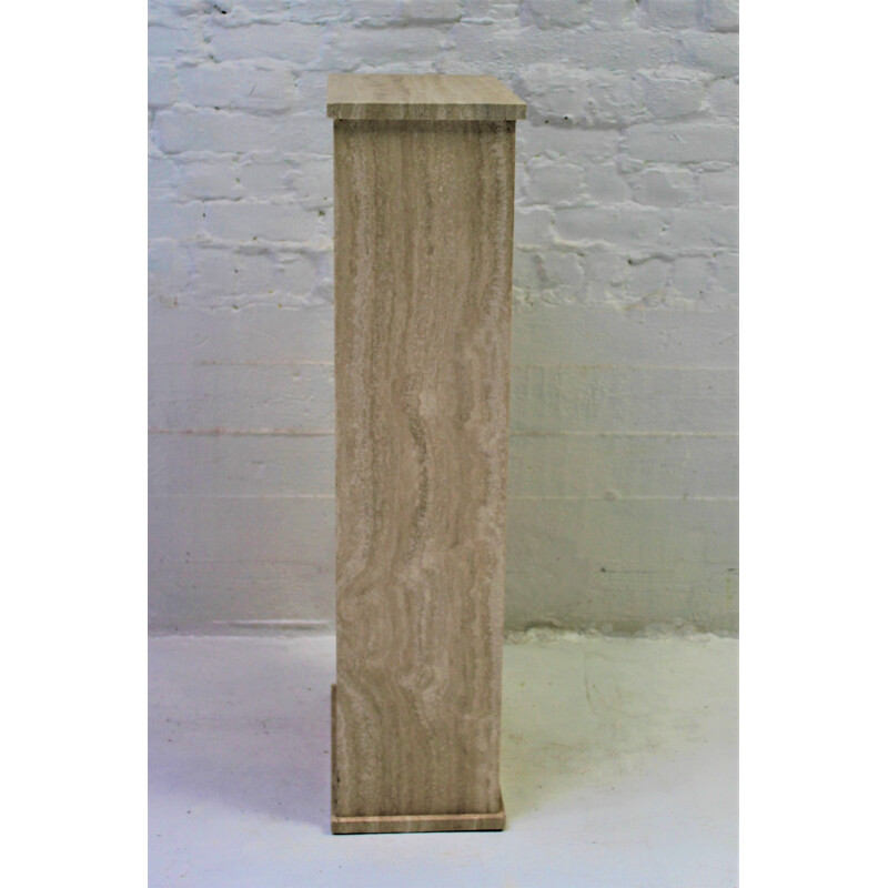 Vintage travertine shelf