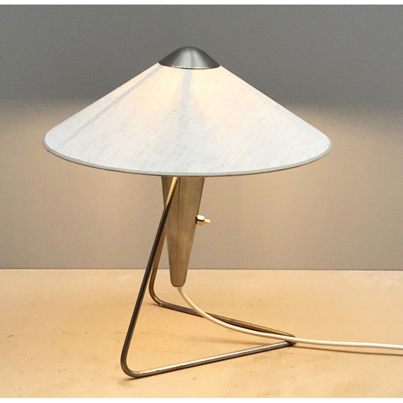Vintage Brass Desk Lamp, 1950s
