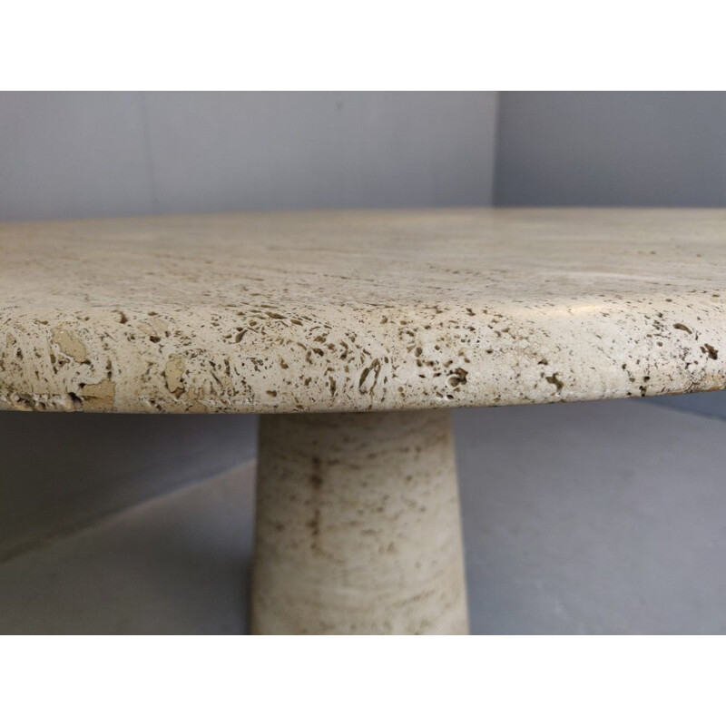 Vintage travertine table, 1970