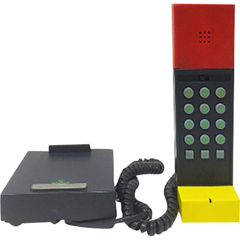 Vintage plastic Phone by Ettore Sottsass, 1986