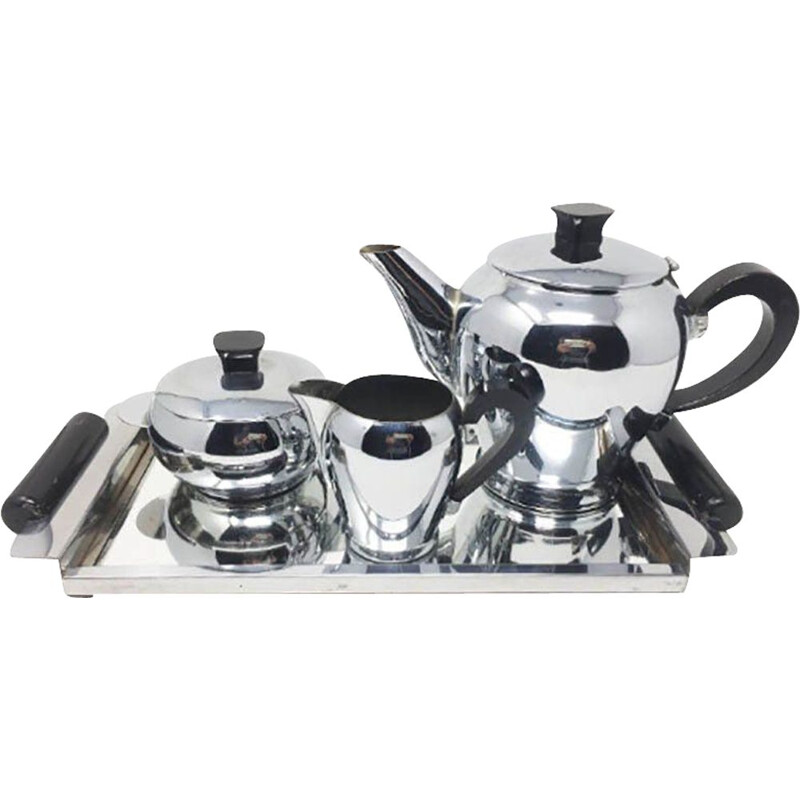 Vintage Tea Set Art Deco French , 1930s