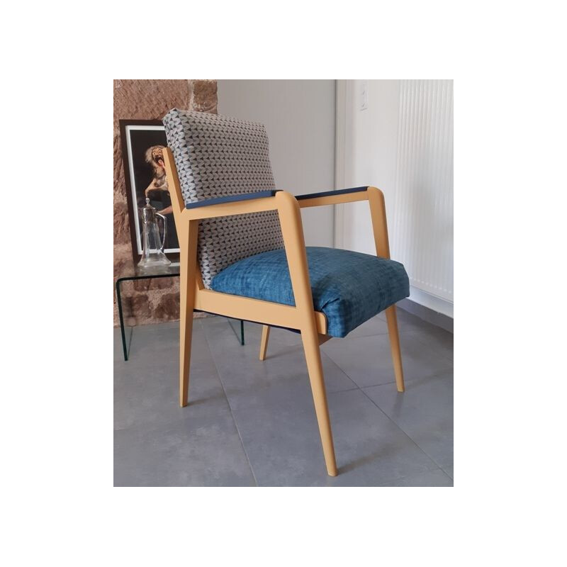 Paar vintage scandinavische cocktail fauteuils 1950