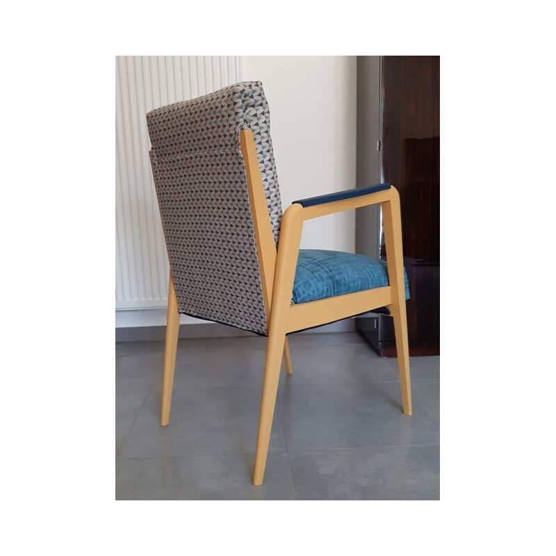 Paar vintage scandinavische cocktail fauteuils 1950