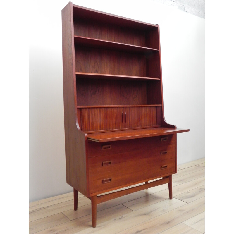 Scandinavian secretary in teak, Borge MOGENSEN - 1960s