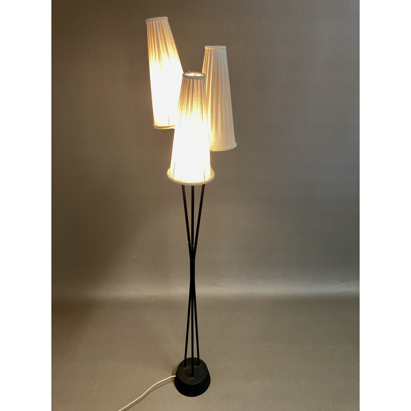 Vintage metal floor lamp 1950