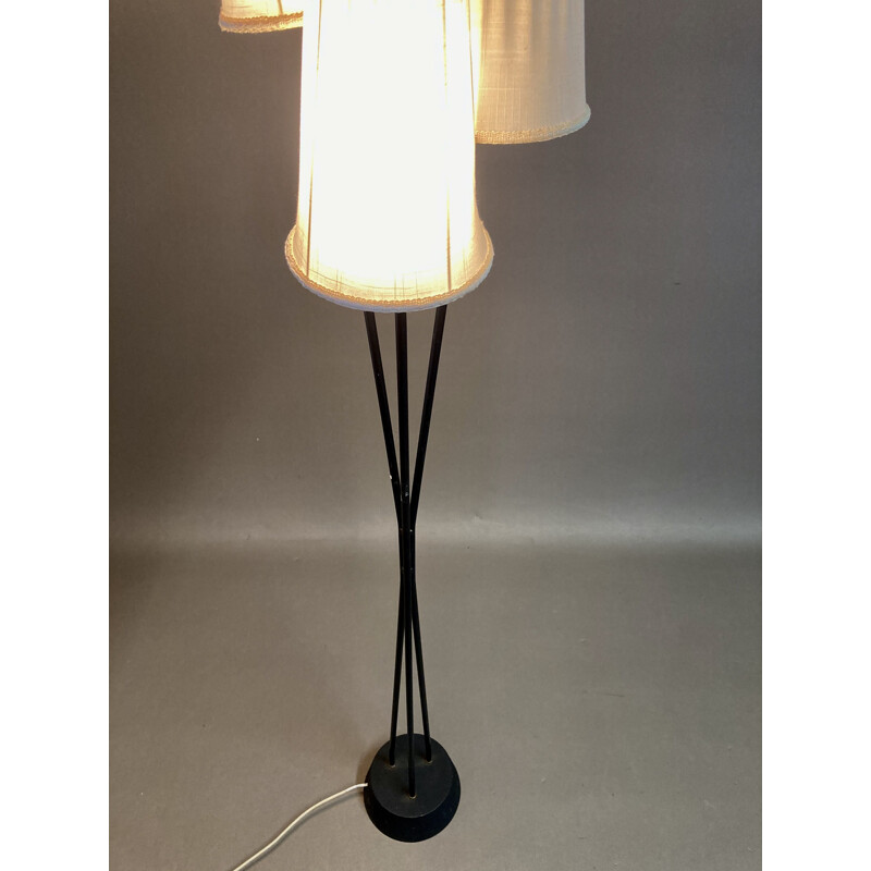 Vintage metal floor lamp 1950