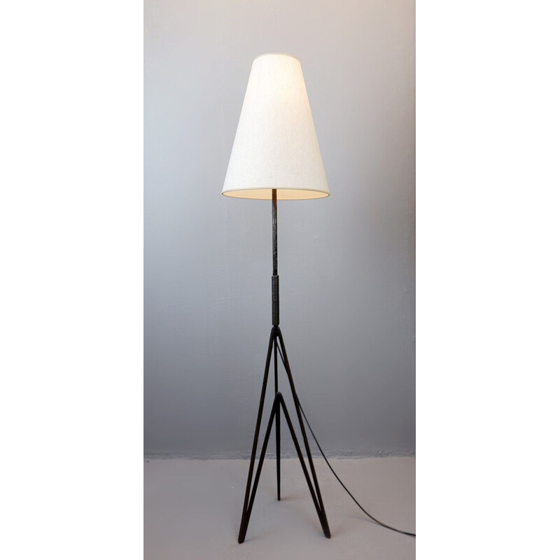 Vintage Hungarian tripod floor lamp