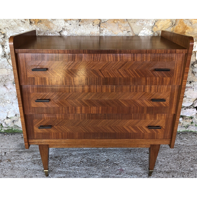 Vintage 3 drawer chest 1960