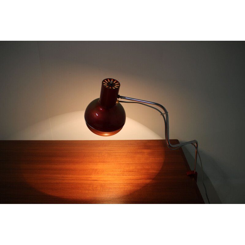 Vintage Tischlampe von Josef Hůrka für Napako, Tschechoslowakei 1970