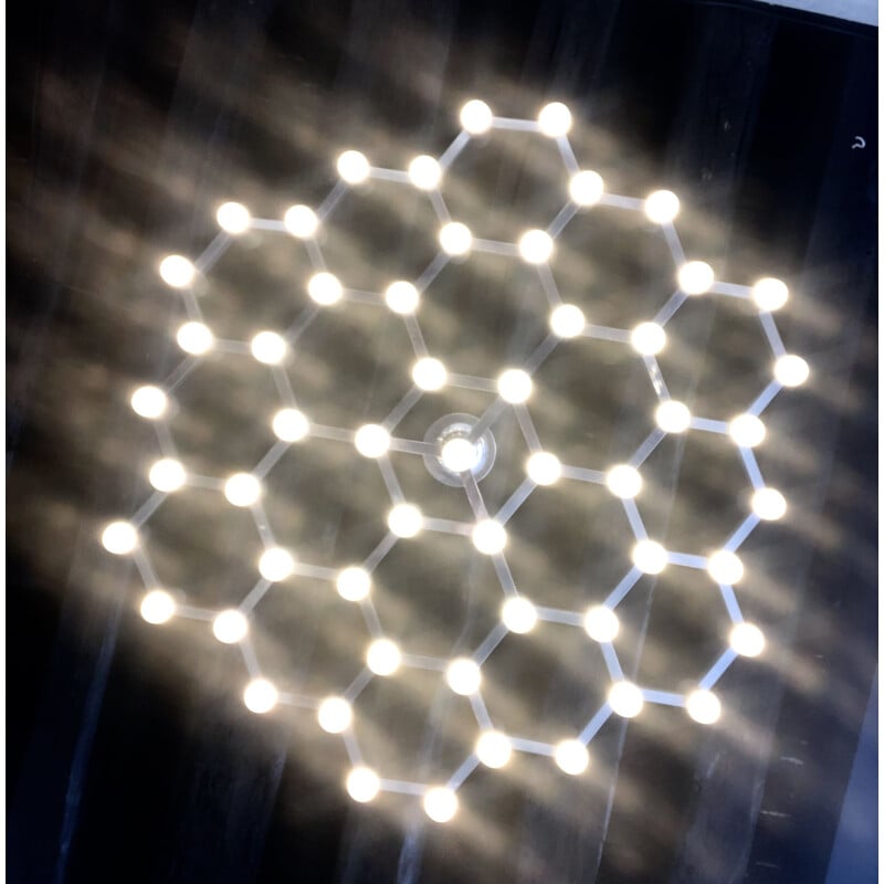 Vintage chandelier Sciolari XXL 55 lights,1960s