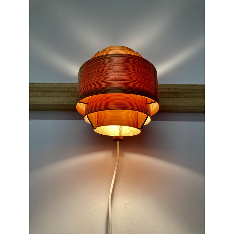 Vintage organic wall lamp Design Hans Agne Jakobsson, 1960