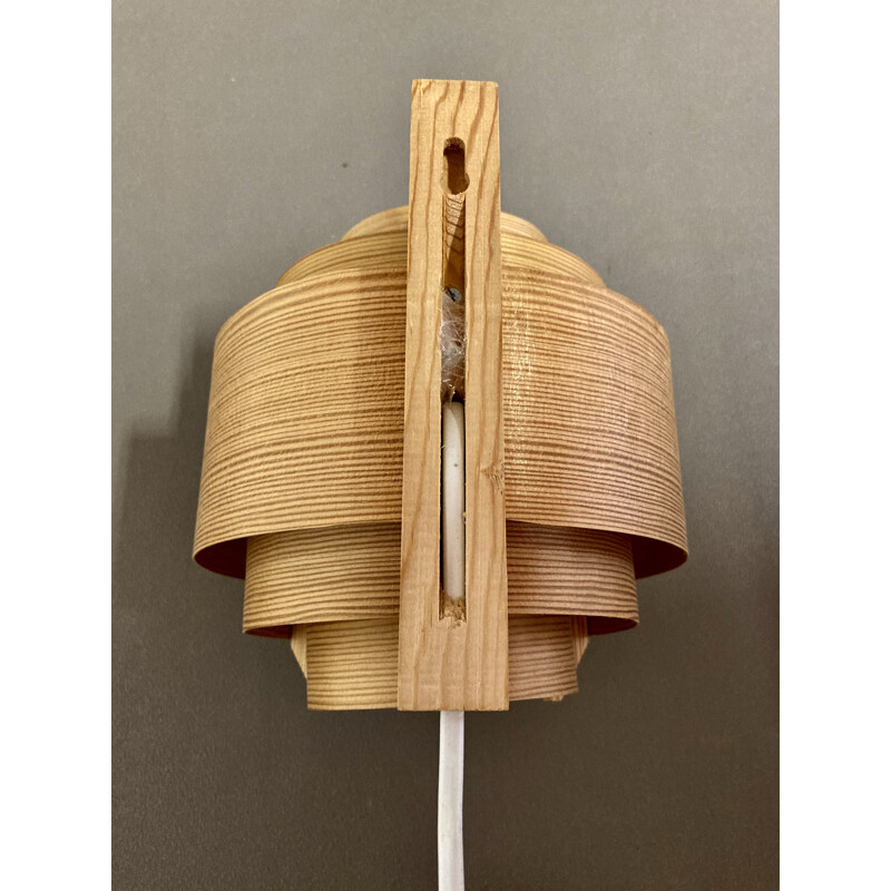 Vintage organic wall lamp Design Hans Agne Jakobsson, 1960