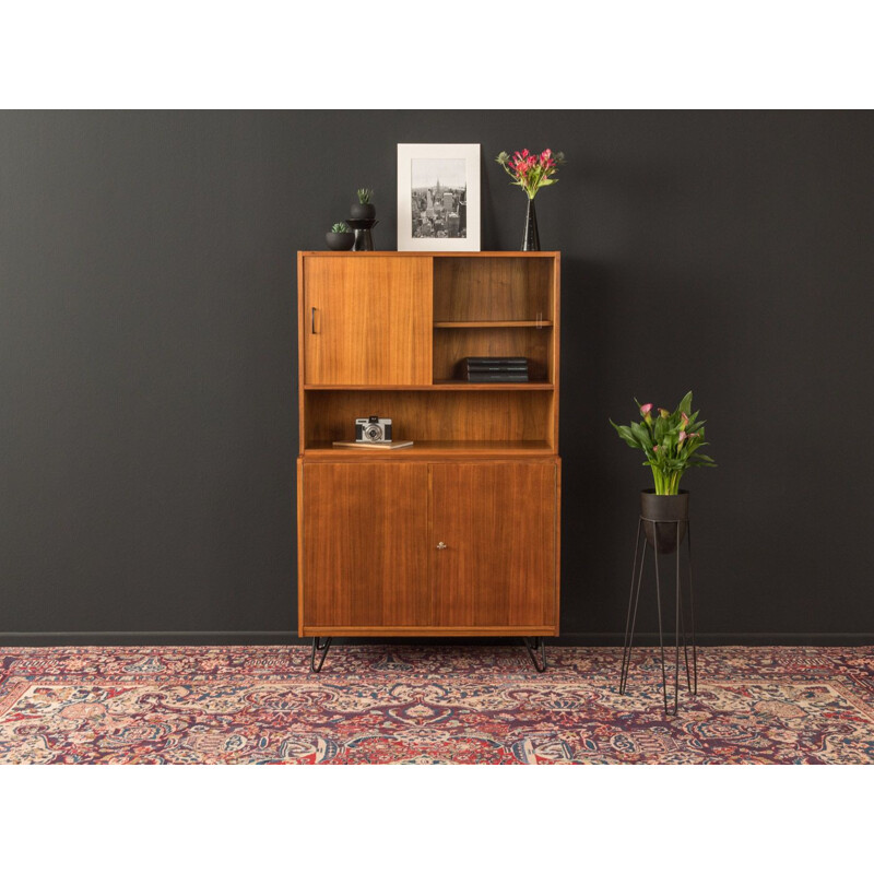 Vintage showcase,walnut 1960